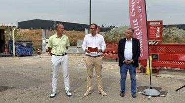 Inauguration déchèterie Petite Camargue