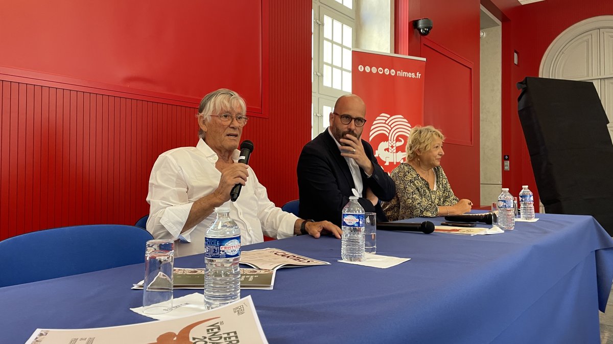 Présentation des cartels de la feria des Vendanges 2026 (Photo Anthony Maurin)
