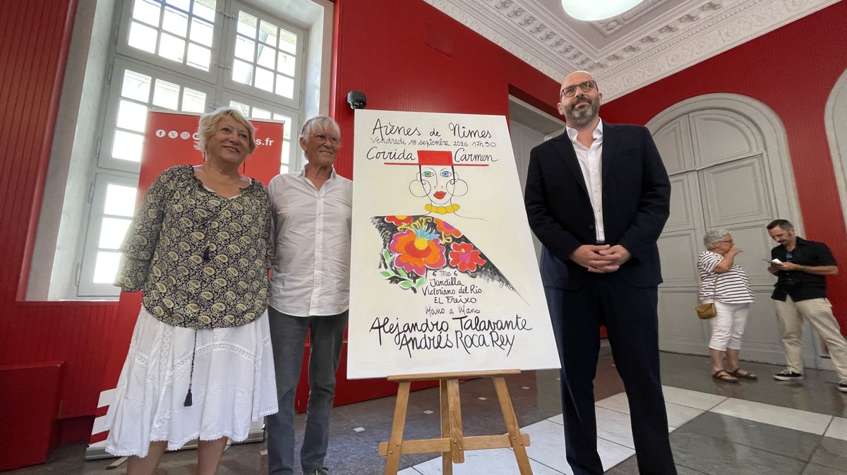 Présentation des cartels de la feria des Vendanges 2026 (Photo Anthony Maurin)