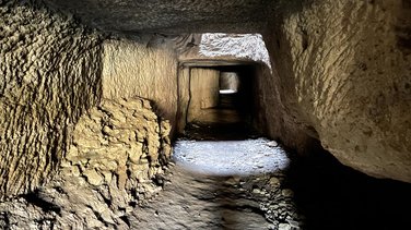 Le site du Vallon d’Escaunes à Cantarelles, carrières et tunnels de l'aqueduc du Pont du Gard (Photo Anthony Maurin)