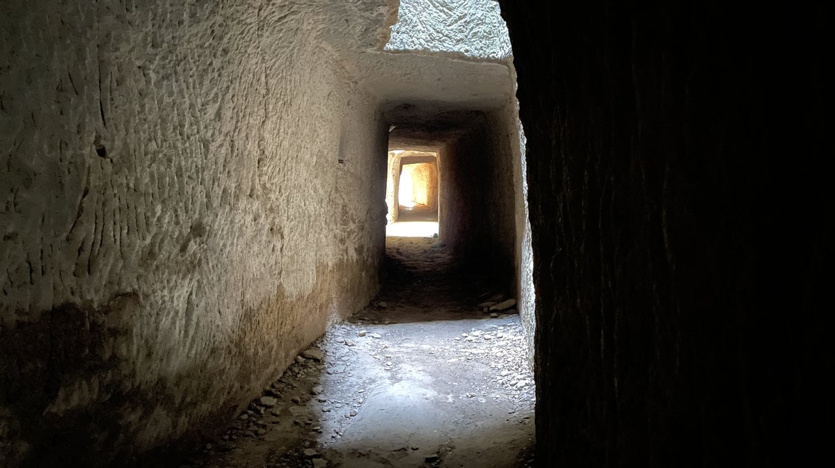 Le site du Vallon d’Escaunes à Cantarelles, carrières et tunnels de l'aqueduc du Pont du Gard (Photo Anthony Maurin)