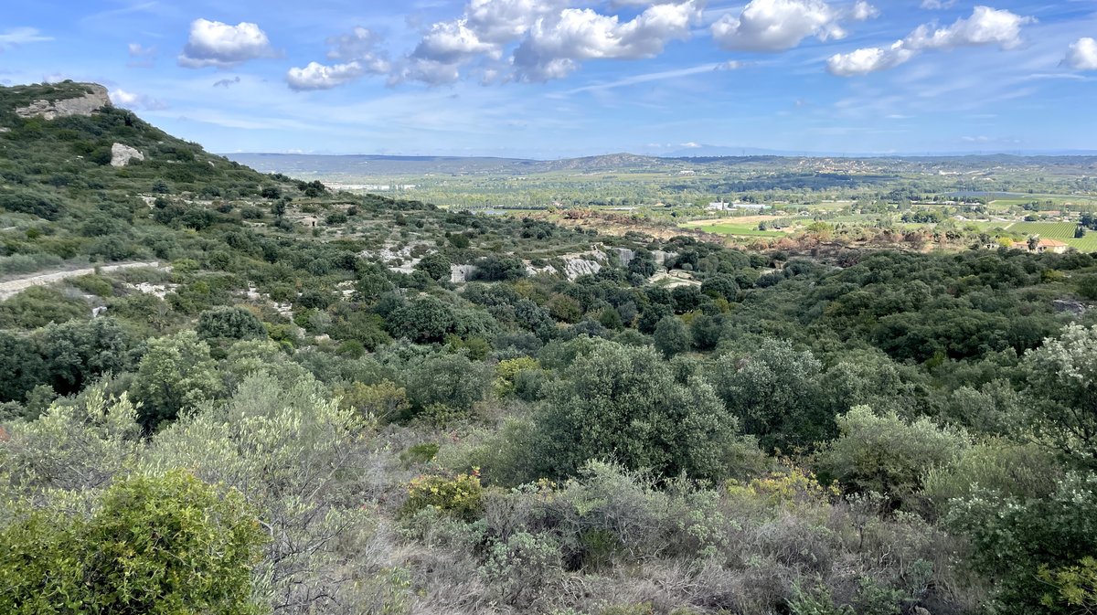 Le site du Vallon d’Escaunes à Cantarelles, carrières et tunnels de l'aqueduc du Pont du Gard (Photo Anthony Maurin)