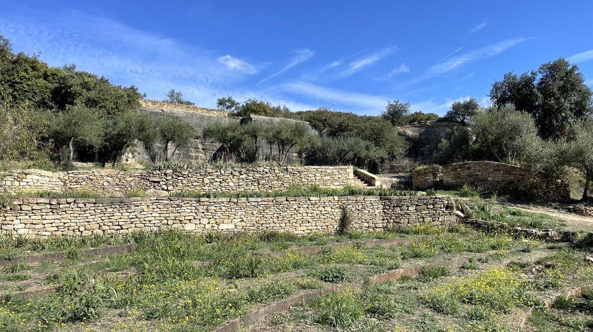 Le site du Vallon d’Escaunes à Cantarelles, carrières et tunnels de l'aqueduc du Pont du Gard (Photo Anthony Maurin)