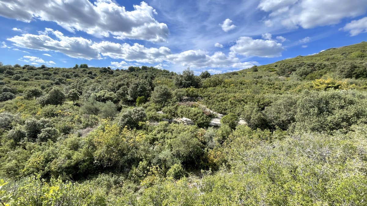 Le site du Vallon d’Escaunes à Cantarelles, carrières et tunnels de l'aqueduc du Pont du Gard (Photo Anthony Maurin)