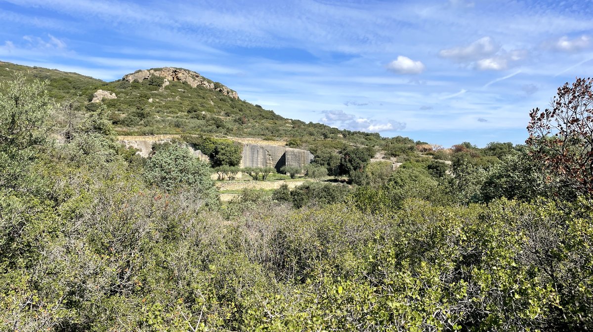 Le site du Vallon d’Escaunes à Cantarelles, carrières et tunnels de l'aqueduc du Pont du Gard (Photo Anthony Maurin)
