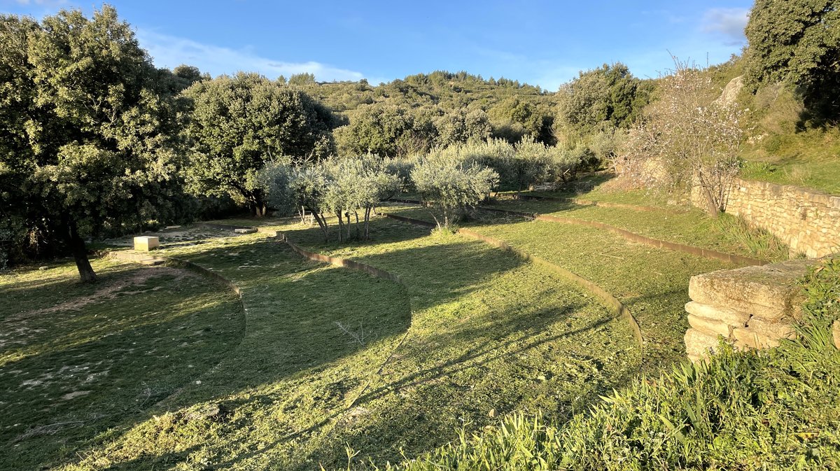 Le site du Vallon d’Escaunes à Cantarelles, carrières et tunnels de l'aqueduc du Pont du Gard (Photo Anthony Maurin)