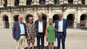 De gauche à droite : Gilles Guillaud, Cathy Chaulet, Denis Bouad, Sylvie Arnal, Fabrice Verdier