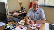 Le maire de poulx, 63 ans, Jean-Antoine Bunoz