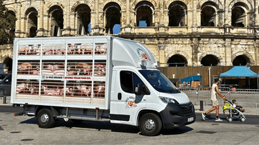 « L’Enfer mobile », le camion hyperréaliste de PETA
