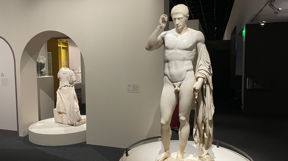 L'exposition temporaire "l’art romain du Louvre, un monde d’images" est à voir au Musée de la Romanité de Nîmes (Photo Anthony Maurin)