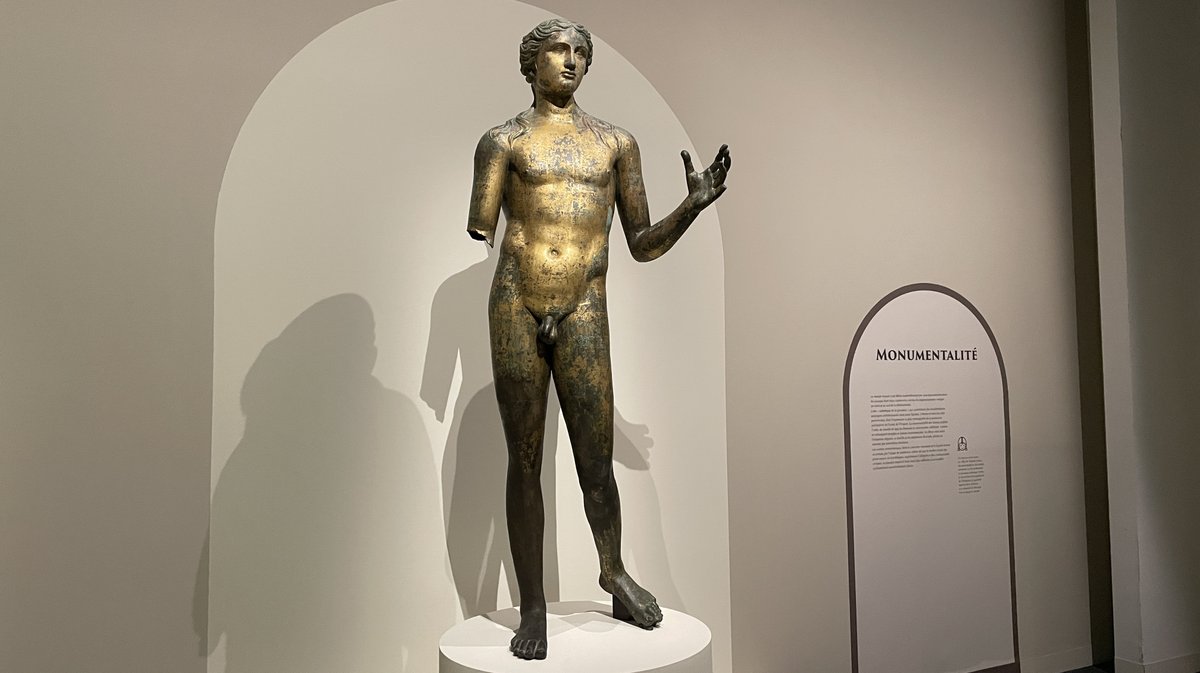 L'exposition temporaire "l’art romain du Louvre, un monde d’images" est à voir au Musée de la Romanité de Nîmes (Photo Anthony Maurin)