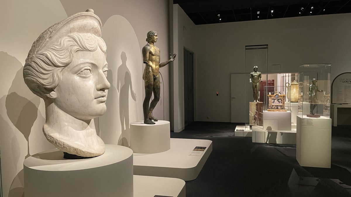 L'exposition temporaire "l’art romain du Louvre, un monde d’images" est à voir au Musée de la Romanité de Nîmes (Photo Anthony Maurin)