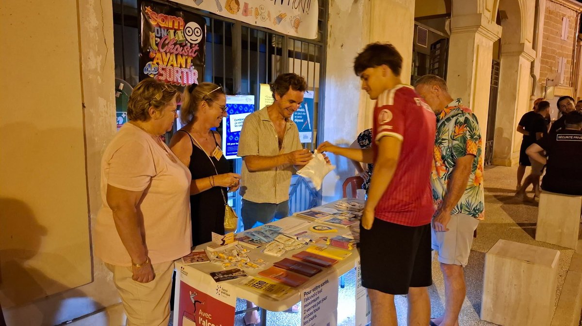 Stand prévention fête votive