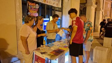 Stand prévention fête votive
