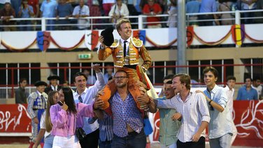 Mano a mano de Fernay y sus hijas, Pagès-Mailhan, Gallon, Malaga Margé et Tardieu frères pour Jimenez Fortes et Clemente (Photo Anthony Maurin)