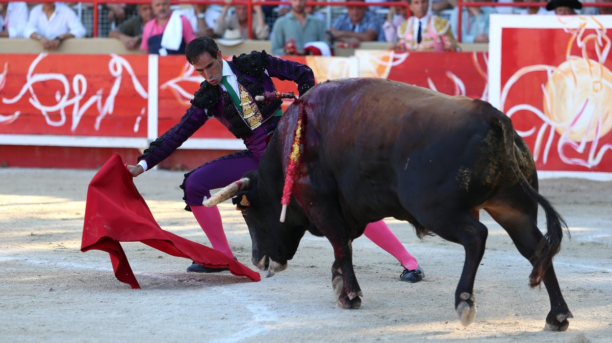 Mano a mano de Fernay y sus hijas, Pagès-Mailhan, Gallon, Malaga Margé et Tardieu frères pour Jimenez Fortes et Clemente (Photo Anthony Maurin)