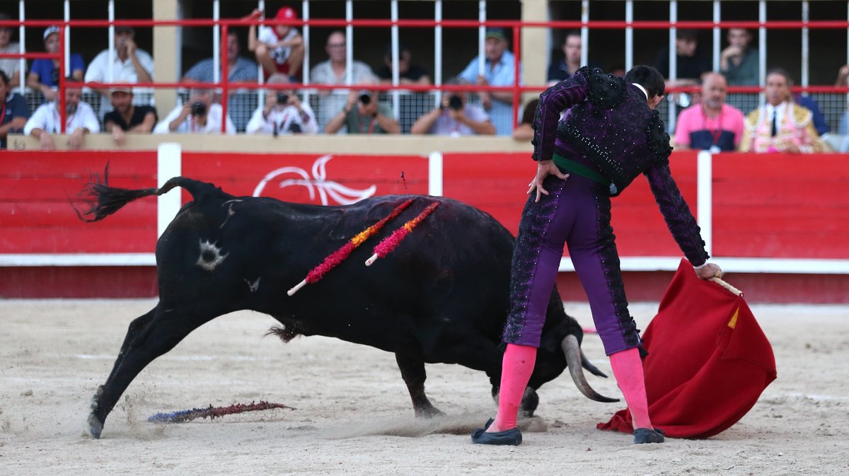 Mano a mano de Fernay y sus hijas, Pagès-Mailhan, Gallon, Malaga Margé et Tardieu frères pour Jimenez Fortes et Clemente (Photo Anthony Maurin)