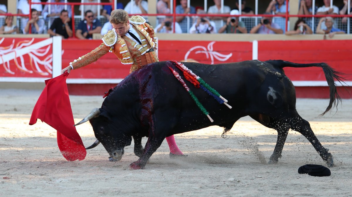 Mano a mano de Fernay y sus hijas, Pagès-Mailhan, Gallon, Malaga Margé et Tardieu frères pour Jimenez Fortes et Clemente (Photo Anthony Maurin)