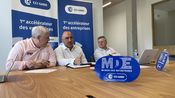 Maison de l'Entreprise CCI Cluster Primus Jérôme Bousquet, Éric Giraudier et Gilles Laborde (Photo Anthony Maurin)