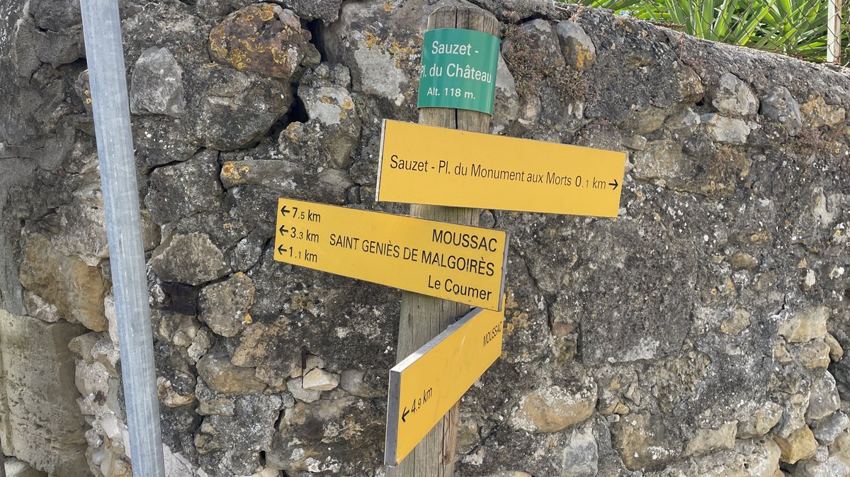 Sauzet et sa nouvelle place Joseph Artal (Photo Anthony Maurin)