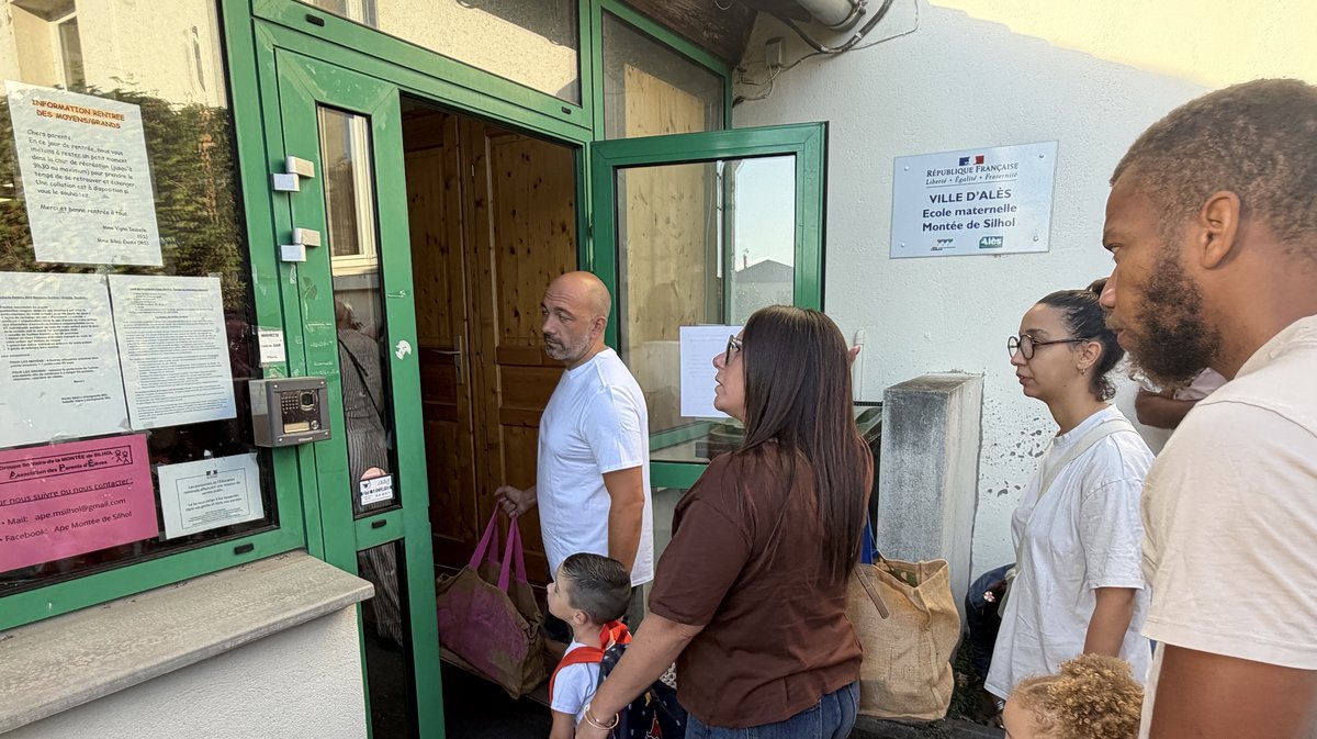 rentrée scolaire montée de silhol Alès