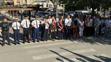 Cérémonie 50 ans assassinat Roger Damour Lunel