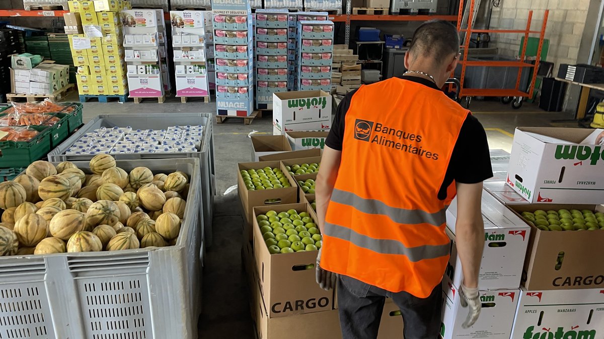 Distribution de la Banque alimentaire du Gard en 2026 (Photo Anthony Maurin)