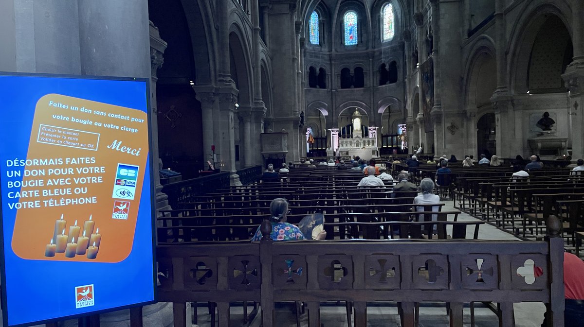 L’Assomption de la Vierge par Nicolas Mignard est à redécouvrir à la cathédrale Notre-Dame-et-Saint-Castor (Photo Anthony Maurin)