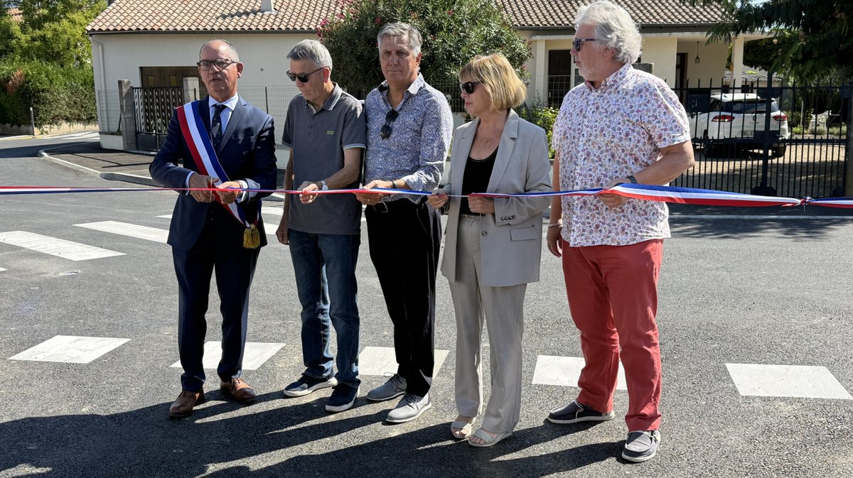 Inauguration rue des Mourgues Codognan