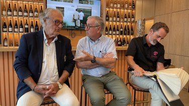 Costières de Nîmes Olivier Gibelin Bernard Angelras Cyril Marès 2026 (Photo Anthony Maurin)