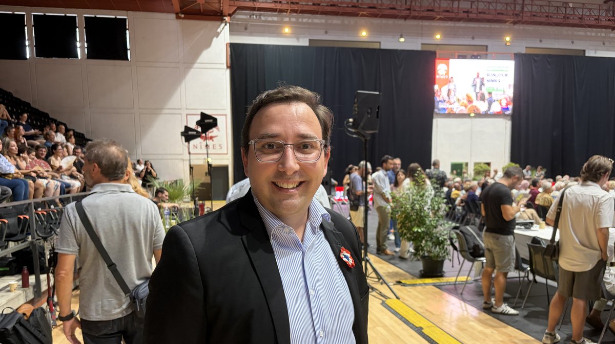 Sébastien Saguer, animateur de la GRS (Gauche républicaine socialiste) dans le Gard