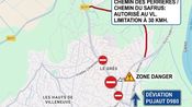 déviation éboulement sept 2026