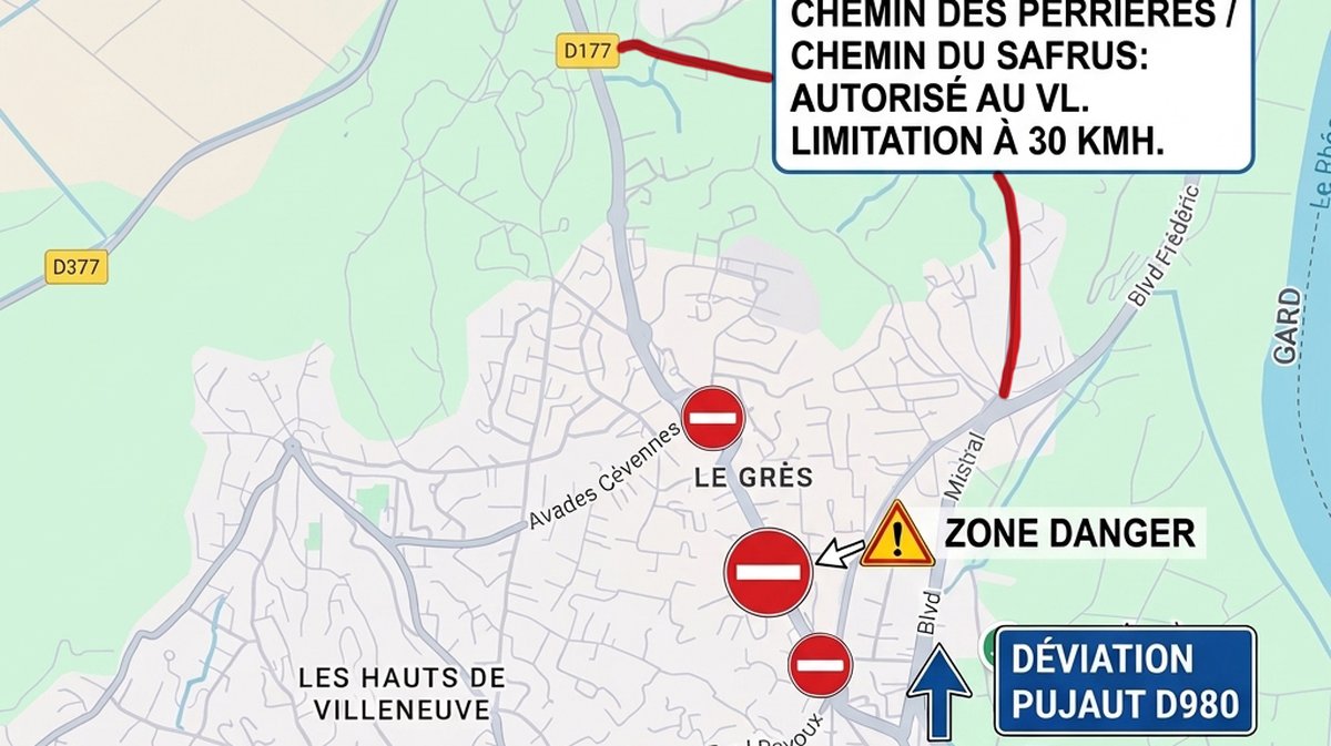 déviation éboulement sept 2026