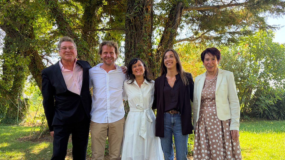 Au centre, Carole Bergeri et son équipe pour les sénatorailes du 27 septembre