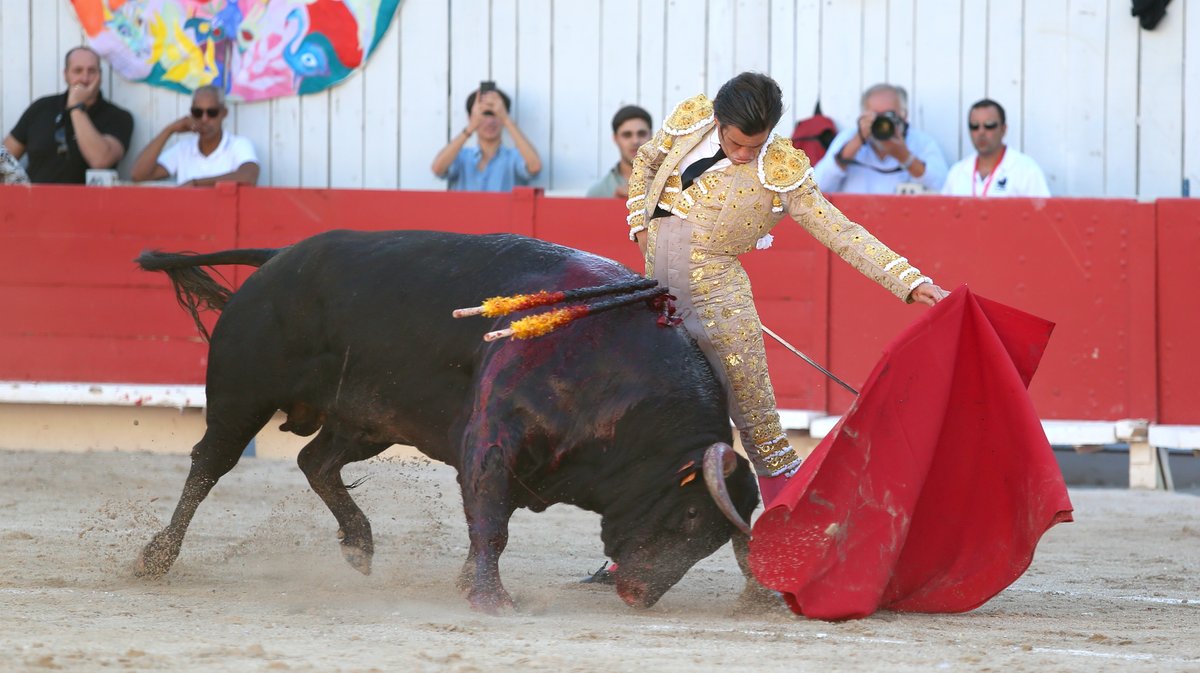 Corrida de Pagès-Mailhan pour Juan Leal, José Garrido et Diego San Roman (Photo Anthony Maurin)