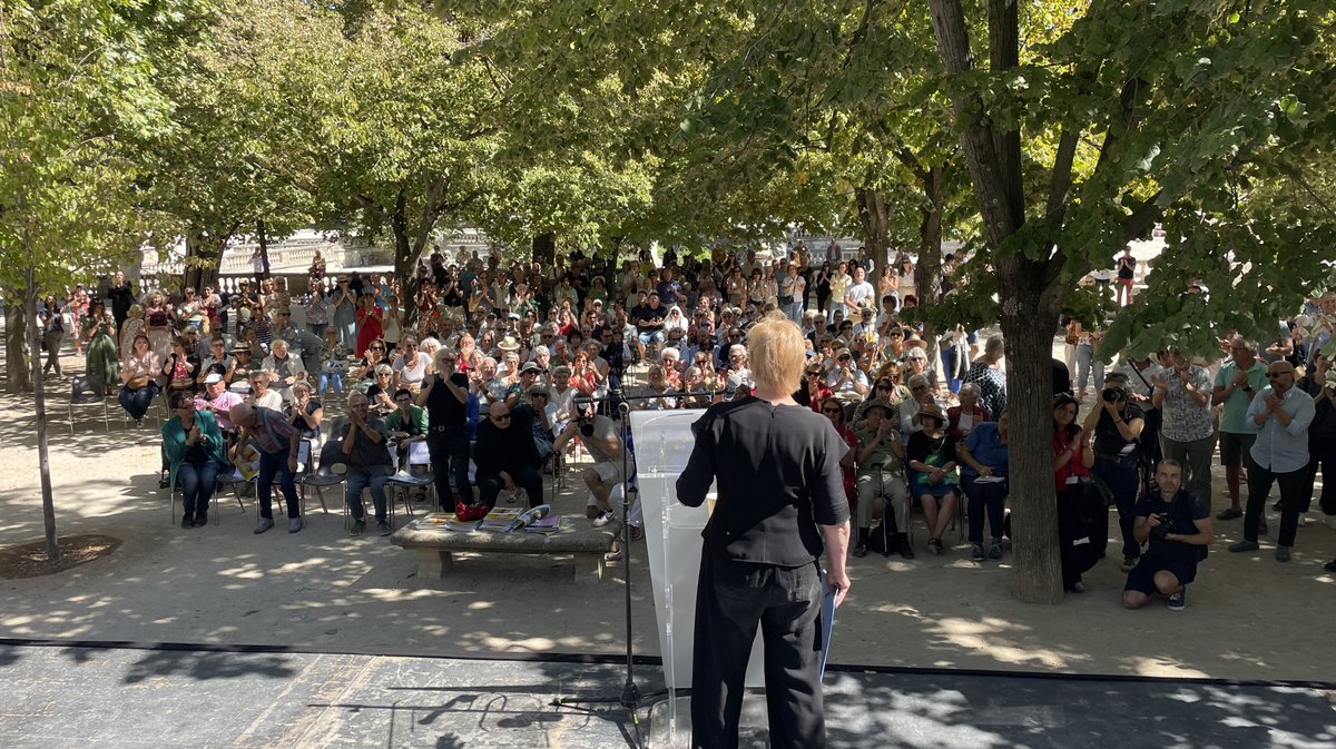 Brindis 2026 par Lydie Salvayre (Photo Anthony Maurin)