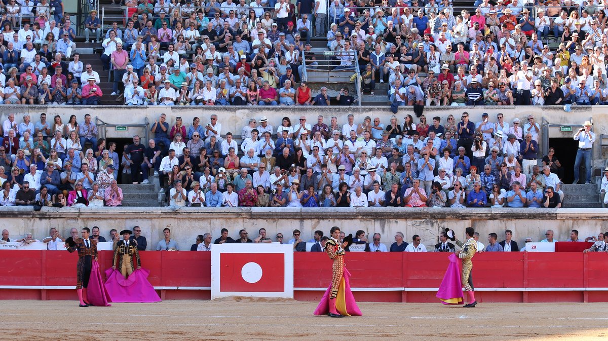 Corrida de Garcia Jimenez pour Sébastien Castella, José Maria Manzanares fils et Tomas Rufo (Photo Anthony Maurin)