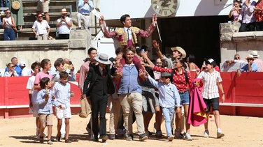 Solo de Marco Pérez avec des toros d'El Freixo, Santiago Domecq, Juan Pedro Domecq, Pagès-Mailhan, El Pilar et Jandilla (Photo Anthony Maurin)