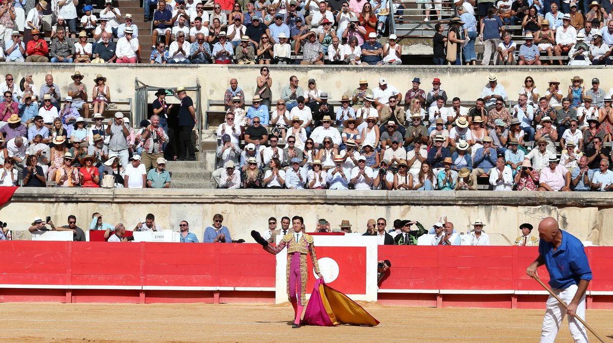 Solo de Marco Pérez avec des toros d'El Freixo, Santiago Domecq, Juan Pedro Domecq, Pagès-Mailhan, El Pilar et Jandilla (Photo Anthony Maurin)