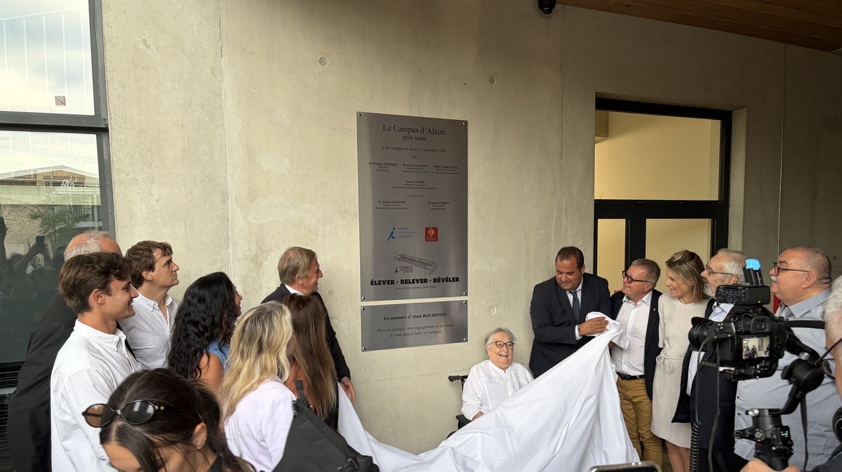 FAIT DU SOIR Le Campus d'Alzon inaugure son Pôle Santé, un investissement de 8 millions d'euros au cœur de la ville