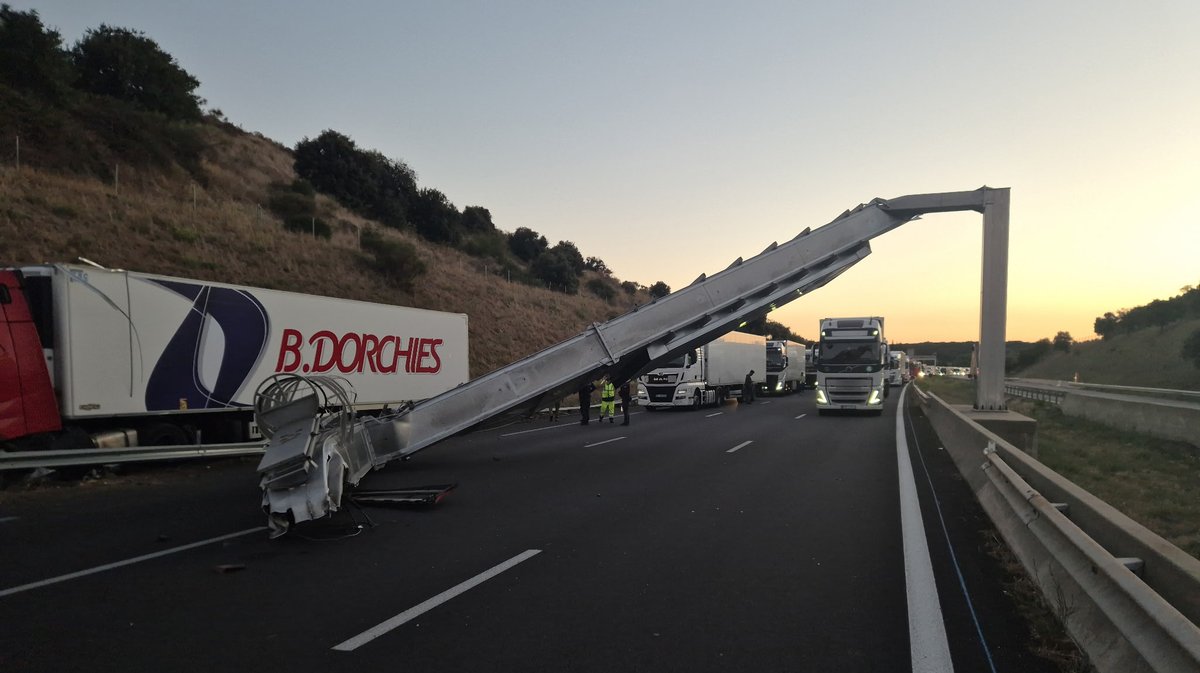 accident A9 autoroute