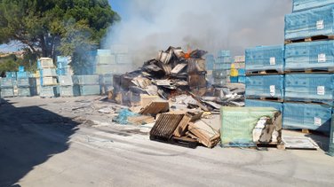 feu de palettes fournès