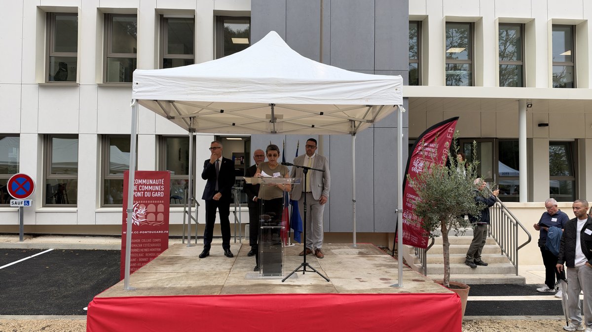 Inauguration du nouveau siège de la Communauté de Communes du Pont du Gard (Photo Anthony Maurin)