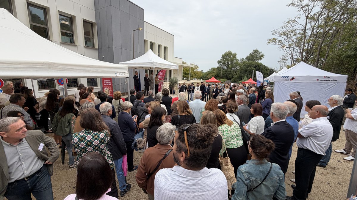 Inauguration du nouveau siège de la Communauté de Communes du Pont du Gard (Photo Anthony Maurin)