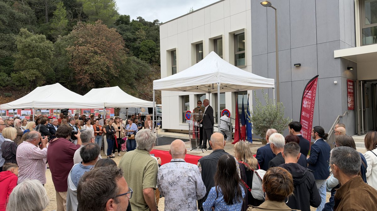 Inauguration du nouveau siège de la Communauté de Communes du Pont du Gard (Photo Anthony Maurin)