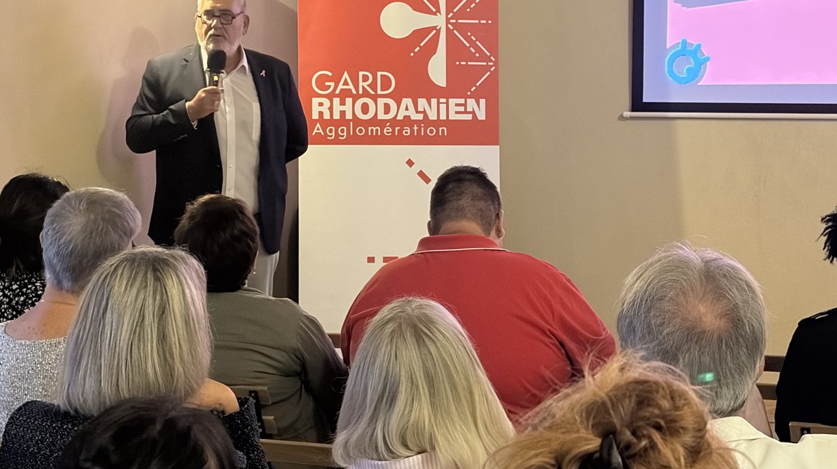 Christophe Serre, président de l'Agglo du Gard rhodanien