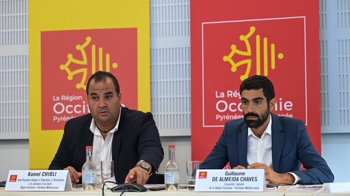 Kamel Chibli et Guillaume de Almeida Chaves