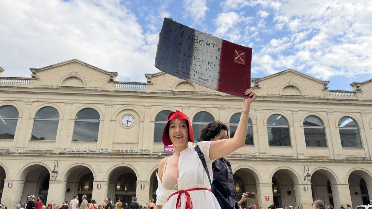 Manifestation de Nîmes le 17 octobre  2026 (Photo Anthony Maurin)