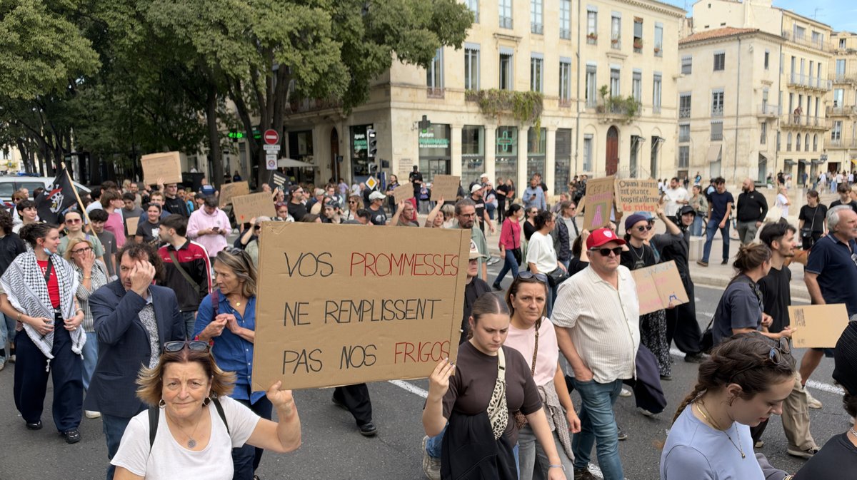 Manifestation de Nîmes le 17 octobre  2026 (Photo Anthony Maurin)