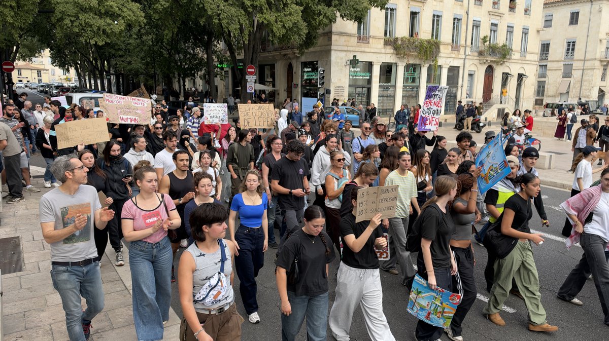 Manifestation de Nîmes le 17 octobre  2026 (Photo Anthony Maurin)
